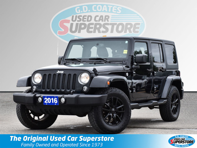 2016 Jeep Wrangler Sahara 4x4 ~Nav ~Heated Seats + Mirrors ~Allo in Cars & Trucks in Barrie