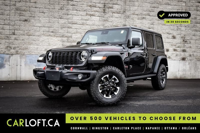 2024 Jeep Wrangler Rubicon - Safety Group - Low Mileage in Cars & Trucks in Kingston