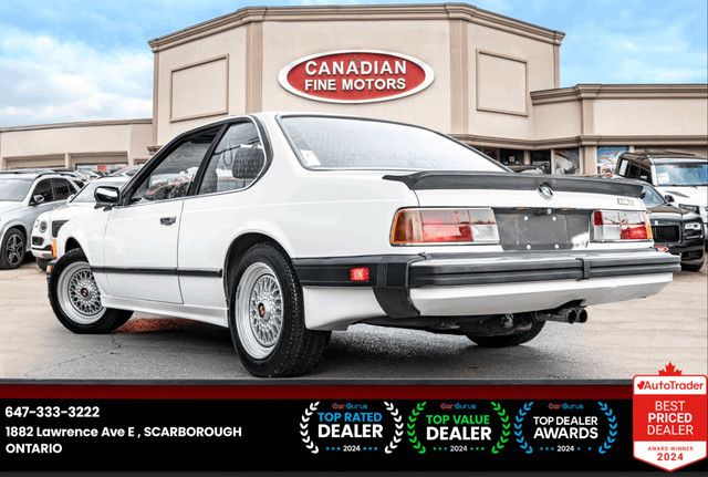 1987 BMW 6 Series M6 | ONE OWNER | MANUAL | SUNROOF | LEATHER IN in Cars & Trucks in City of Toronto - Image 4