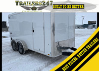 New 7x14ft Cargo Trailer w/Ramp, Extra Height, 7000# GVWR +more