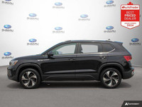 Recent Arrival! New Price! Deep Black Pearl 2024 Volkswagen Taos Comfortline AWD 7-Speed Automatic 1... (image 1)