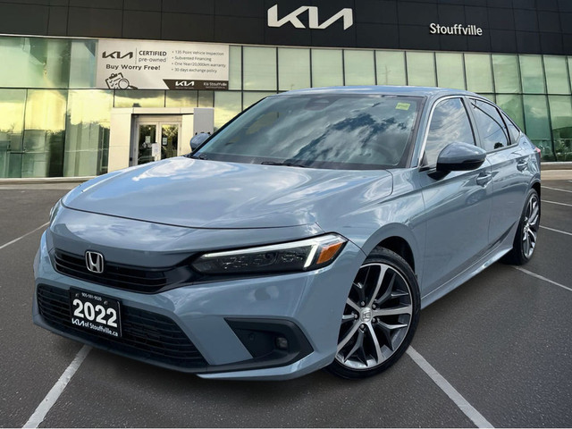 2022 Honda Civic Touring | SONIC GRAY PEARL | NAVI | CARPLAY in Cars & Trucks in Markham / York Region