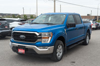 2021 Ford F-150 XLT XLT | 2.7L | Clean Carfax Velocity Blue Metallic 2.7L V6 EcoBoost 4WD 10-Speed A... (image 3)