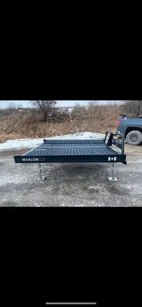 2024 Marlon SLED DECK PRO 2 8 FOOT BLACK in Cargo & Utility Trailers in Mississauga / Peel Region - Image 2