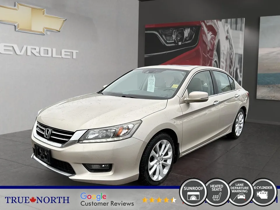 2014 Honda Accord Sedan Touring Heated leather seats with driver