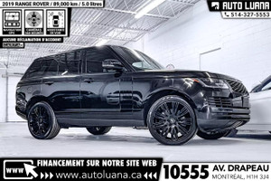2019 Land Rover Range Rover Range Rover V8 Supercharged SWD/FULL/89,000km