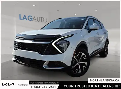2024 Kia Sportage EX Odometer is 6259 kilometers below market average! Ready for anything, from the...