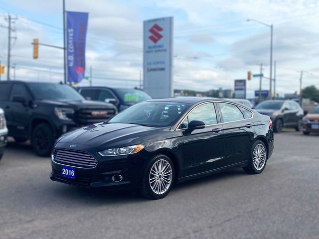 2016 Ford Fusion SE AWD ~Heated Leather ~Bluetooth ~Camera ~Sunr in Cars & Trucks in Barrie