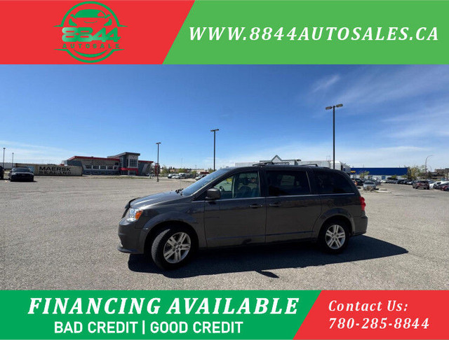 2018 Dodge Grand Caravan Crew LEATHER, SUNROOF, BACK UP CAMERA,  in Cars & Trucks in Calgary - Image 2