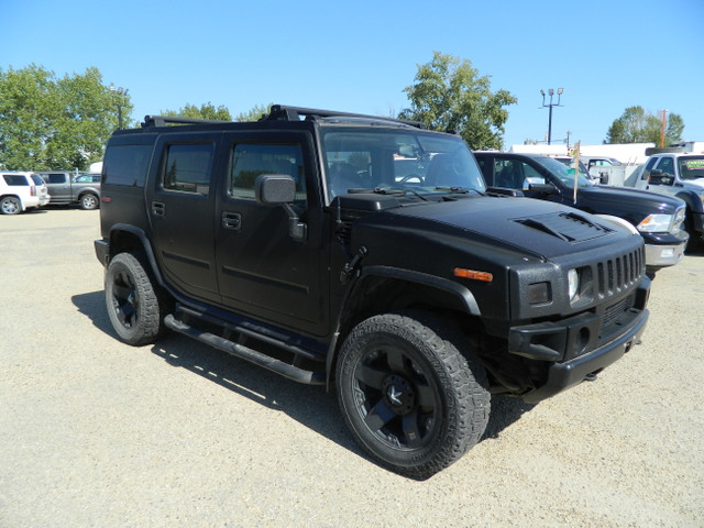 2005 HUMMMER H2 4X4/LEATHER INTERIOR 6.0L ENGINE in Cars & Trucks in Edmonton - Image 2