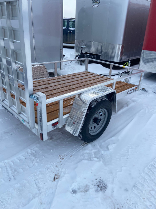$900 off!!  Aluminum flat deck trailer. in Cargo & Utility Trailers in Edmonton - Image 4