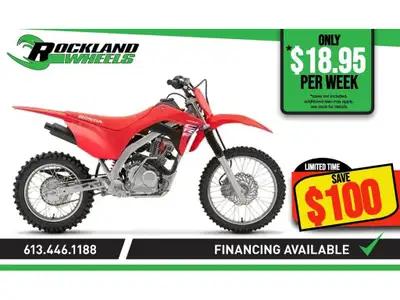 2025 Honda CRF125F La Honda CRF125F est la moto tout-terrain idéale pour les pilotes souhaitant pass...