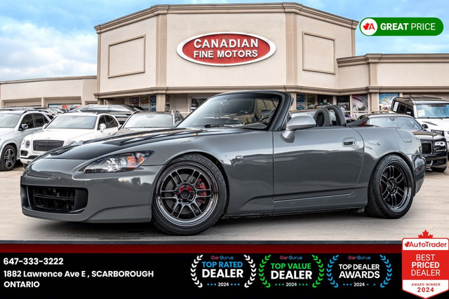2005 Honda S2000 CONVERTIBLE 6 SPEED PUSH START CARBON FIBER HO in Cars & Trucks in City of Toronto