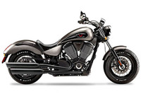 2015 Victory Motorcycles Gunner Suede Titanium Metallic With Bla