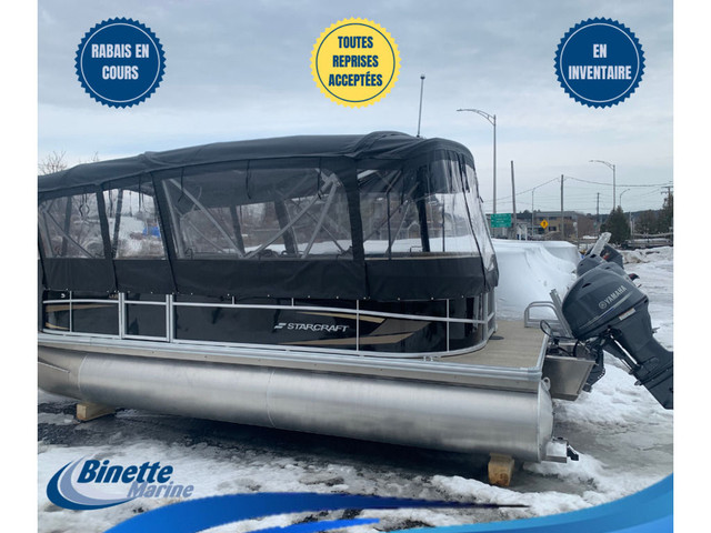 2023 Starcraft LX 20R PONTON 2 TUBES, STARCRAFT, 60HP, YAMAHA in Powerboats & Motorboats in Thetford Mines - Image 2