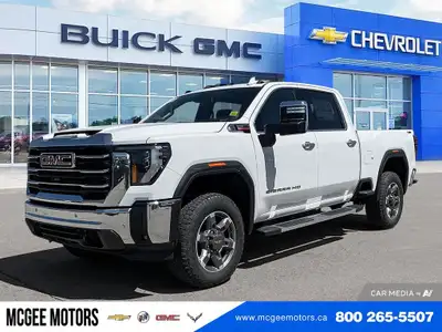 Our diesel-powered 2025 GMC Sierra 2500HD SLT Crew Cab 4X4 helps you to keep calm and carry heavy lo...