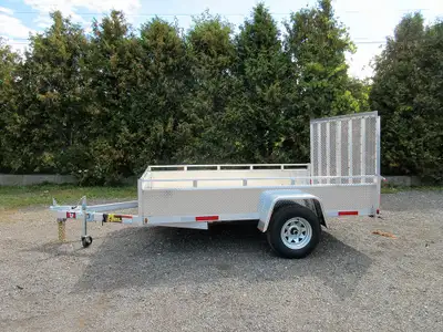 Miska 6'x12' Silver Bullet Aluminum Utility Trailer Made in Canada - Ready to Roll, starting at just...