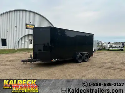 2025 Cross Trailers 7in. x 16in. Alpha Blackout 10K - (2) 5200# Spring Axles - 9990# GVWR - 2682# Cu...