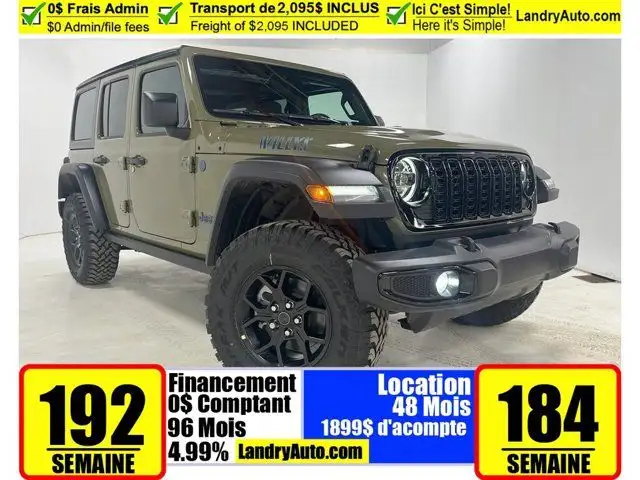 2025 Jeep Wrangler 4xe Willys in Cars & Trucks in Laval / North Shore - Image 2