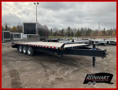 22,680LB GVWR, 3 7000LB Axles, Easy Lube Spindles and Slipper Spring Suspension, Electric Brakes on...