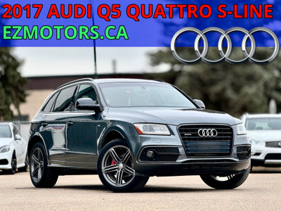 2017 Audi Q5 QUATTRO 2.0T S-LINE/ONE OWNER/CERTIFIED!!