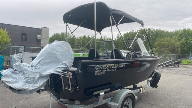 2023 Crestliner 1650 FISH HAWK SE ** aucun frais cache ** in Powerboats & Motorboats in Lanaudière - Image 3