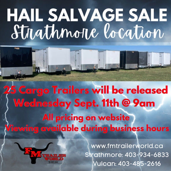 2024 Prairie Road 6x12 Cargo Trailer Tandem Ramp Door Black 2x35 Cargo & Utility Trailers