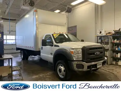 FORD F-550 XL 2014 CUBE 16 PIEDS AVEC ÉLÉVATEUR ARRIERE PORTE DE COTÉ PRET POUR LE TRAVAIL DISPONIBL...