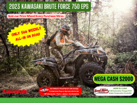 2023 KAWASAKI BRUTE FORCE 750 EPS - Only $66 Weekly all in