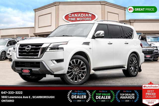 2021 Nissan Armada 4X4 PLATINUM 6 PASS BSM LEATHER INT NAVI in Cars & Trucks in City of Toronto