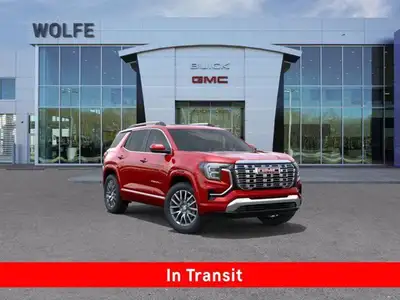 Refined, compact, and fully equipped, the 2026 Terrain Denali AWD arrives in bold Volcanic Red Tintc...