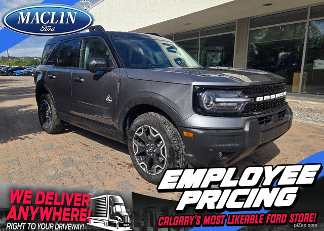 2025 Ford Bronco Sport OUTER BANKS | TECH PKG | MOONROOF | BACK  in Cars & Trucks in Calgary