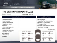 The 2021 Infiniti QX50 Luxe presents a compelling combination of power and sophistication with its e... (image 1)