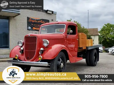 FINANCING AVAILABLE Rare to find 1936 Ford Tonn Flatbd V8 Flathead Manual Transmission Don't Miss Re...