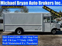 2011 FORD E450 - 16FT STEP VAN *ONLY 150K* WELL MAINTAINED