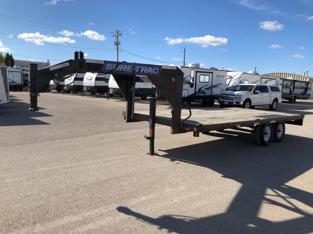 2013 Sure-Trac 8.5 x 18 LP Deckover in Cargo & Utility Trailers in Winnipeg - Image 4
