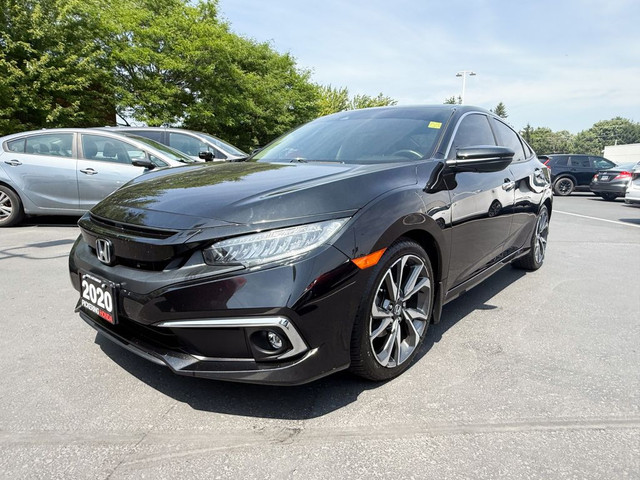 2020 Honda Civic Touring Touring|Leather|Navi|Sunroof|CarPlay in Cars & Trucks in Oshawa / Durham Region - Image 4