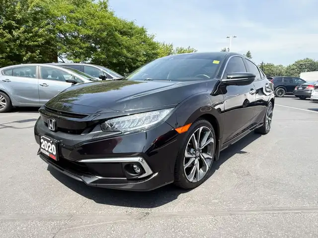 2020 Honda Civic Touring Touring|Leather|Navi|Sunroof|CarPlay in Cars & Trucks in Oshawa / Durham Region - Image 5