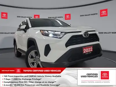 2022 Toyota RAV4 XLE GRADE | LOW MILEAGE | SAFETY CONNECT | C...