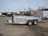 Advantage 7 Ton 14ft Galvanized Dump Trailer