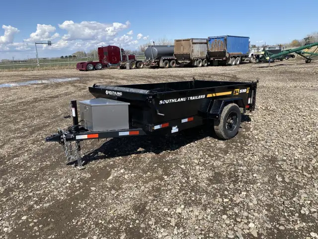 2021 Southland 10 Ft S/A End Dump Trailer SL510 in Cargo & Utility Trailers in Edmonton - Image 2