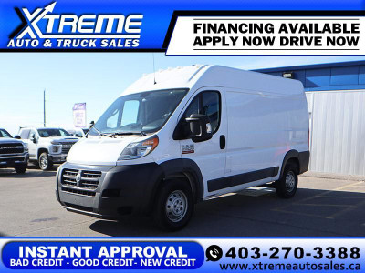2018 Ram ProMaster Cargo Van 2500 High Roof 136" WB NO FEES!