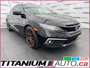 2019 Honda Civic Touring-New 19 Wheels-GPS-Sunroof-Leather-Remote