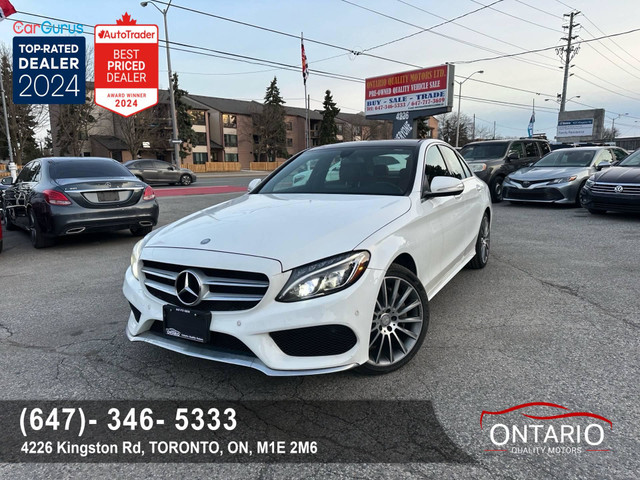 2015 Mercedes-Benz C-Class C400 | 4Matic | Red Interior in Cars & Trucks in City of Toronto