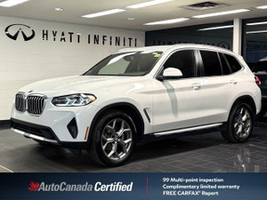 2022 BMW X3 XDrive30i - No Accidents | Apple CarPlay | Backup Camera | Seat Memory