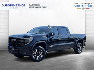 2023 GMC Sierra 1500 AT4, V8 6.2L CUIR CREW 4X4 CONSOLE SIEGES VENTILES