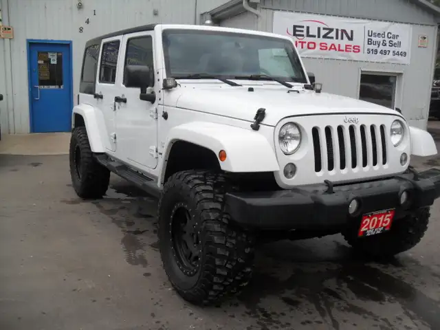 2015 Jeep Wrangler Unlimited Sahara|2 TOPS|CERTIFIED|1 OWNER in Cars & Trucks in Kitchener / Waterloo - Image 3