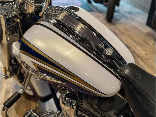 2014 Harley-Davidson CVO Softail Deluxe // Candy Cobalt and Whit in Street, Cruisers & Choppers in Winnipeg - Image 10