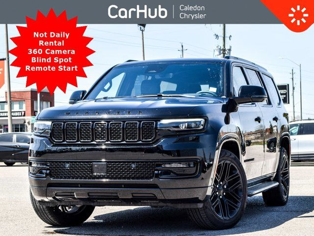 2024 Jeep Wagoneer Series II Carbide 7Seater Pano sunroof DVD in Cars & Trucks in Mississauga / Peel Region