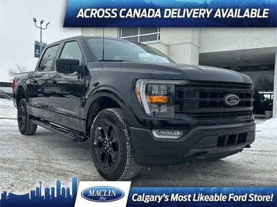 2023 Ford F-150 XLT 302A BLACK APPEARANCE PKG MOONROOF